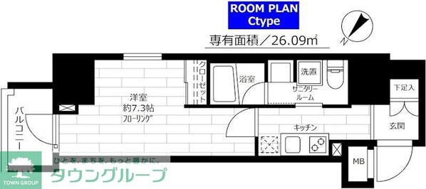 グランドコンシェルジュ蒲田の物件間取画像